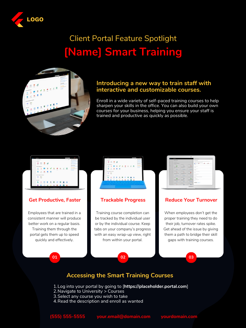 4. Smart Training - Feature Flyer