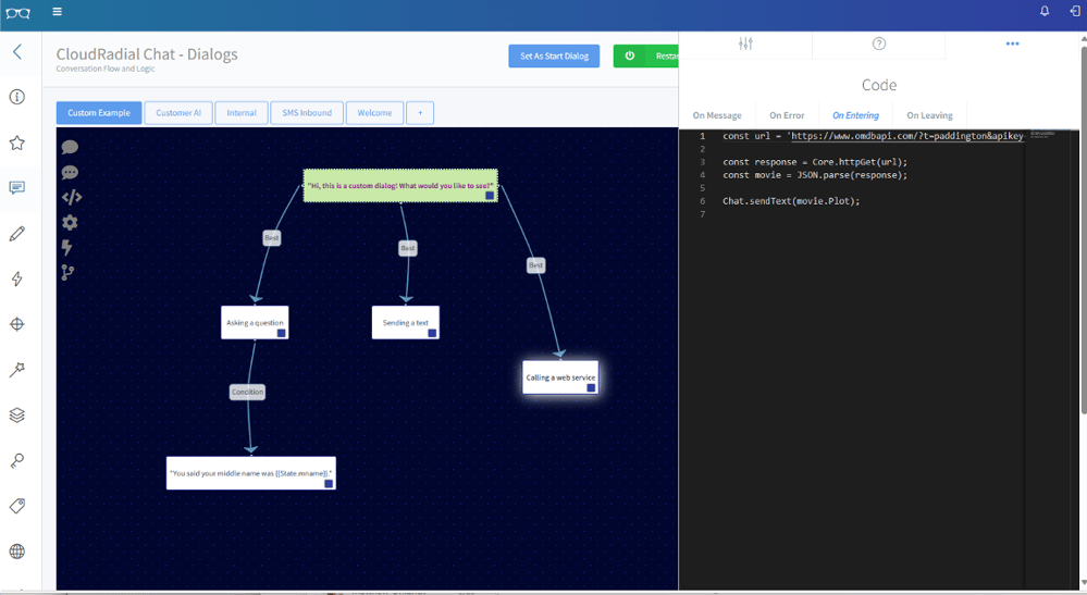 Dialog Workflow