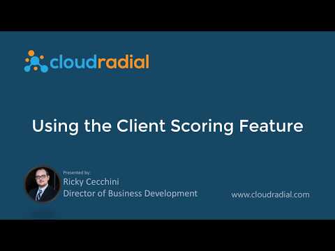 Using the Client Scoring Feature in CloudRadial