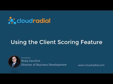 Using the Client Scoring Feature in CloudRadial