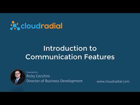 Introduction to Communications in CloudRadial
