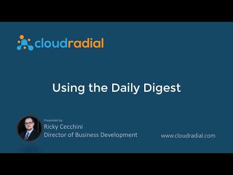 Using the Daily Digest in CloudRadial