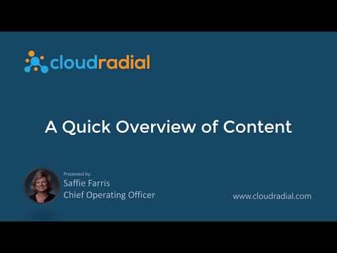 A Quick Overview of Content in CloudRadial