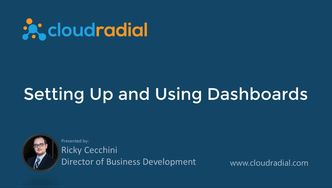 Setting Up and Using Dashboards