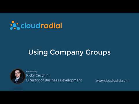 Using Company Groups within CloudRadial