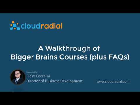 A Walkthrough of Bigger Brains Courses in CloudRadial (plus FAQs)