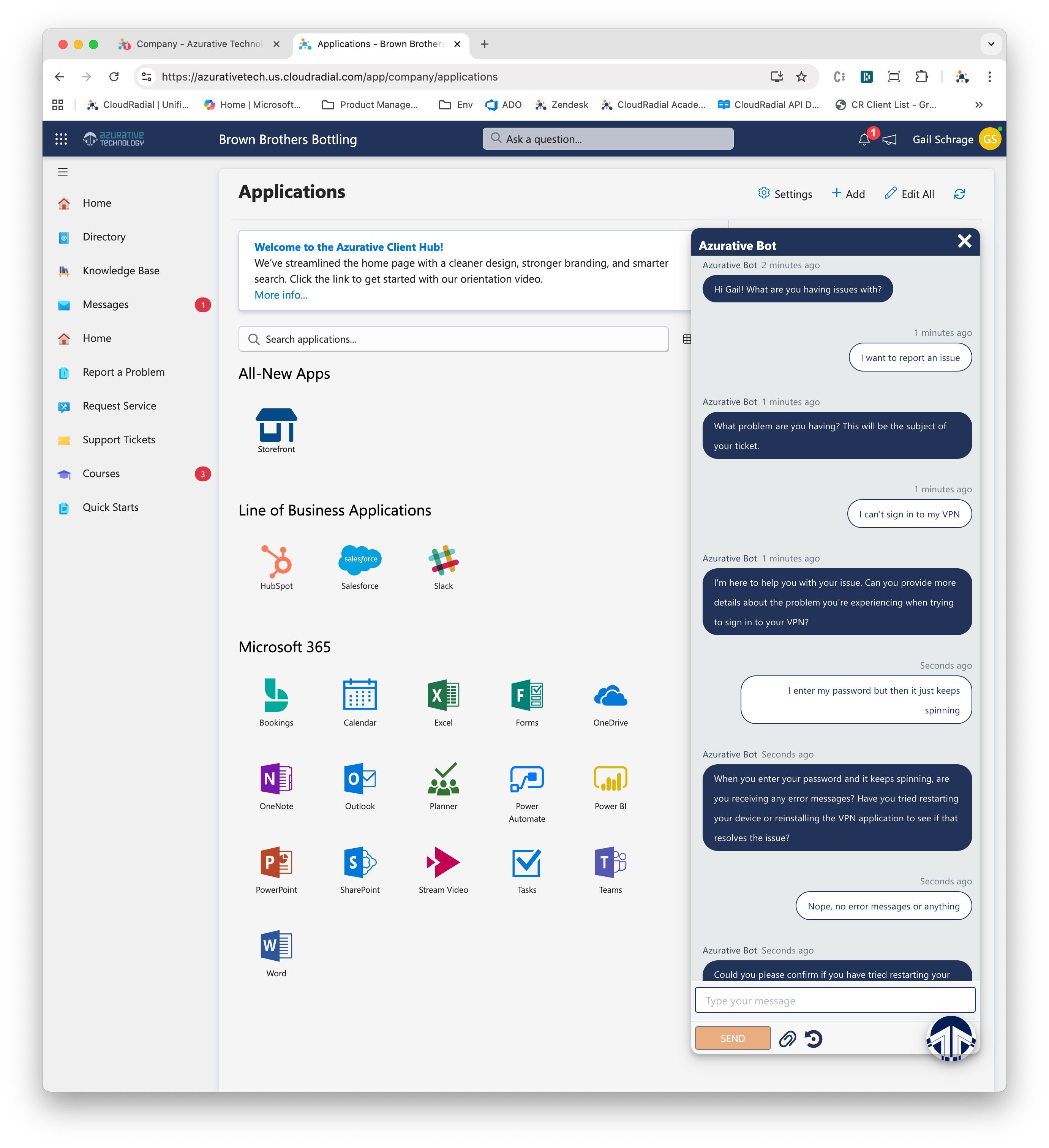 CloudRadial Chat